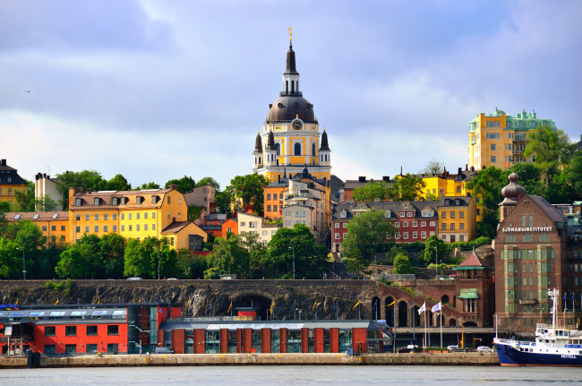 Обои картинки фото города, стокгольм, швеция, здания
