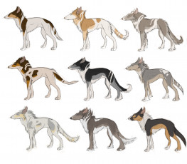 Картинка рисованные животные собаки