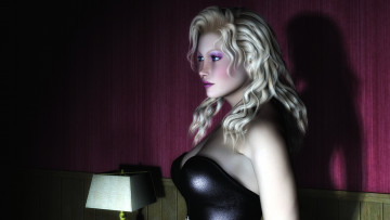 Картинка 3д графика people люди девушка взгляд