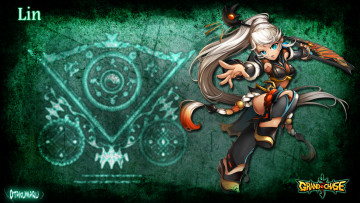 Картинка видео игры grand chase блондинка прыжок