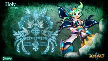 Картинка видео игры grand chase удар крик девочка