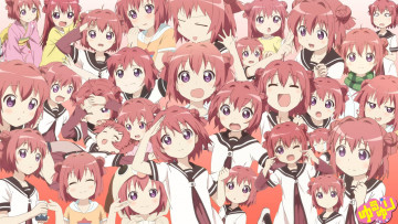 Картинка yuru yuri аниме девушки akaza akari