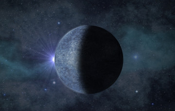 Картинка космос арт планета звезды вселенная свет