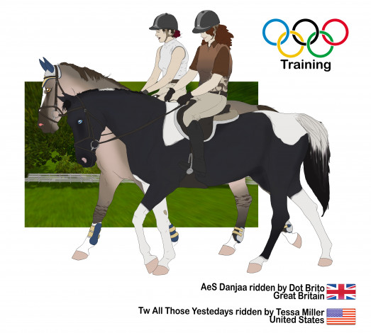 Обои картинки фото рисованные, животные, лошади, всадники