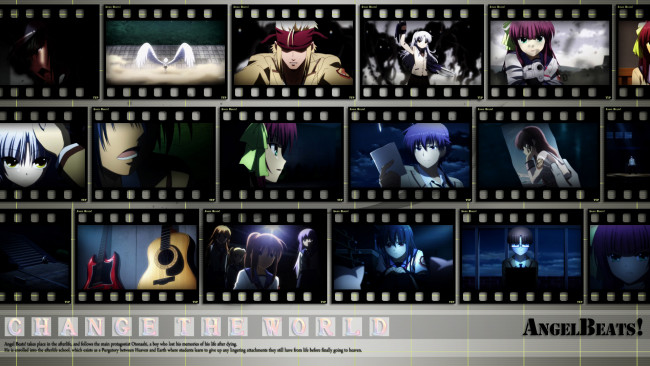 Обои картинки фото аниме, angel, beats, персонажи