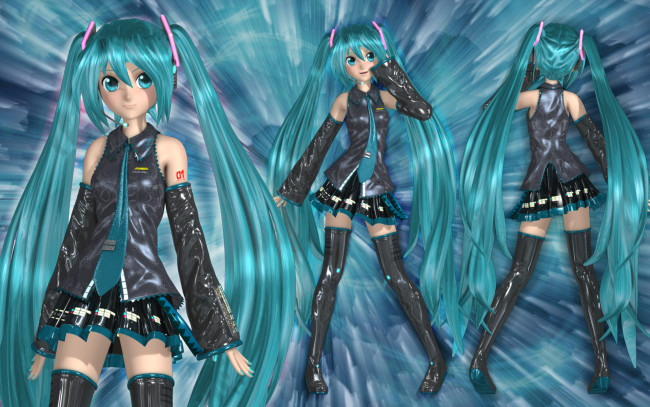 Обои картинки фото 3д, графика, anime, аниме, vocaloid