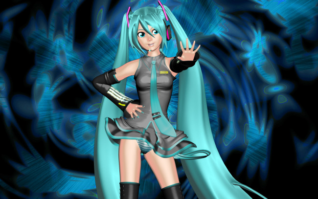 Обои картинки фото 3д, графика, anime, аниме, vocaloid