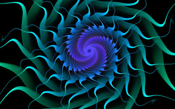 Картинка 3д+графика фракталы+ fractal цвета фон узор