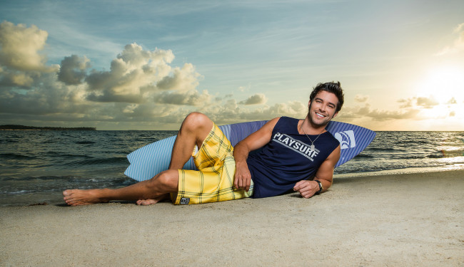 Обои картинки фото мужчины, - unsort, beach, boy, sea, берег, парень, море