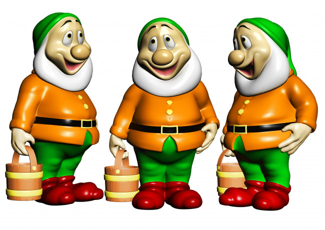 Обои картинки фото 3д графика, юмор , humor, гномы