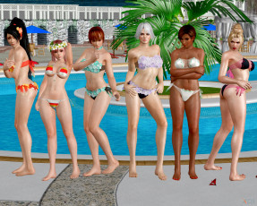 Картинка 3д+графика люди+ people девушка фон взгляд