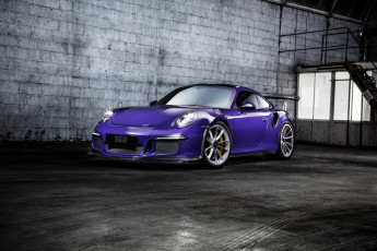 обоя автомобили, porsche, 2016г, 991, 911, gt3, rs, techart