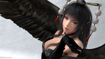 Картинка 3д+графика ангел+ angel девушка ангел фон взгляд