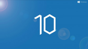 Картинка компьютеры windows+10 логотип фон
