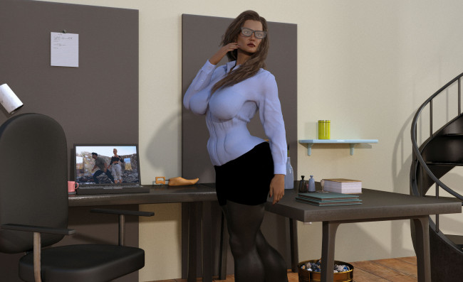 Обои картинки фото 3д графика, люди , people, фон, девушка, взгляд