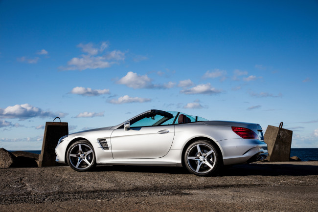 Обои картинки фото автомобили, mercedes-benz, au-spec, sl, 400, 2016г, r231