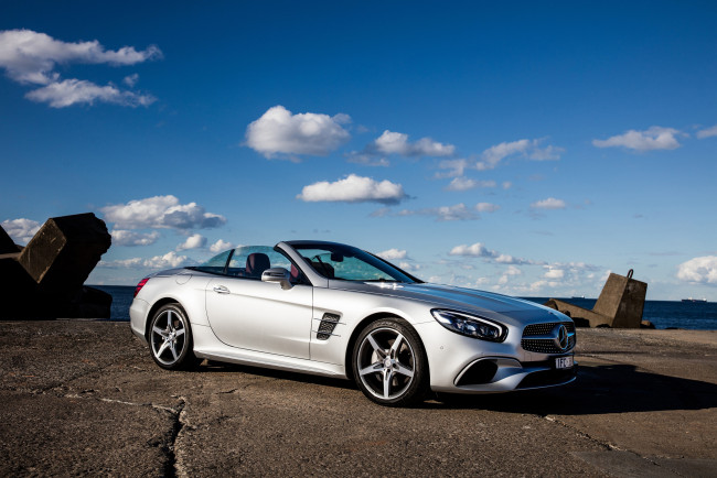 Обои картинки фото автомобили, mercedes-benz, au-spec, sl, 400, 2016г, r231