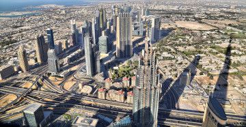 Картинка дубай города дубай+ оаэ панорама небоскребы