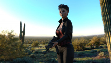 Картинка 3д+графика люди+ people девушка взгляд фон