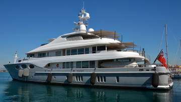 Картинка корабли Яхты флаг водоем