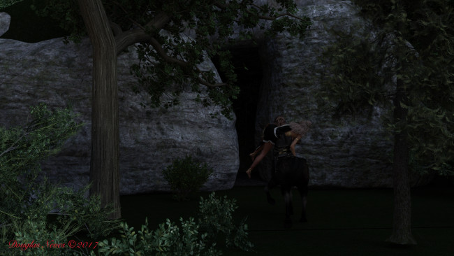 Обои картинки фото 3д графика, фантазия , fantasy, centaur, фон, взгляд, девушка