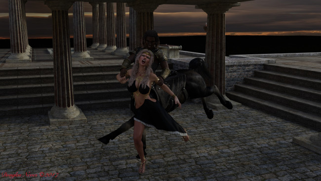 Обои картинки фото 3д графика, фантазия , fantasy, взгляд, девушка, centaur, фон