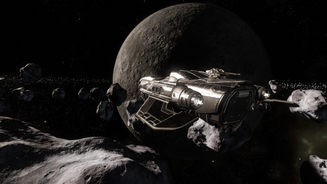 Обои картинки фото 3д графика, космические корабли,  звездолеты , spaceships,  starships, полет, космический, корабль, пояс, космос, осколки