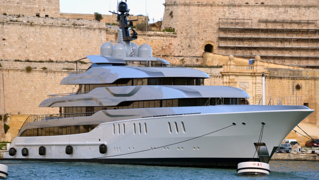 Обои картинки фото корабли, Яхты, крепость, водоем