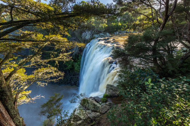 Обои картинки фото природа, водопады, простор