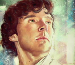 Картинка рисованное кино sherlock bbc
