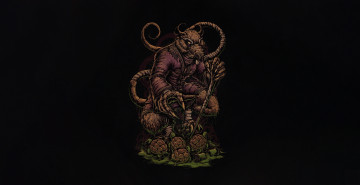 Картинка рисованное минимализм монстр