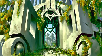 Картинка календари фэнтези проход строение сооружение calendar 2019