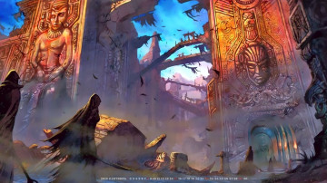 Картинка календари фэнтези 2019 строение calendar разрушение постройка