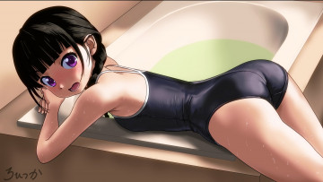 Картинка аниме unknown +другое+ фон взгляд девушка