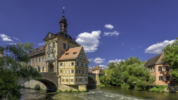 Картинка bamberg города -+панорамы простор