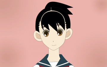 Картинка аниме sayonara+zetsubo+sensei лицо девочка