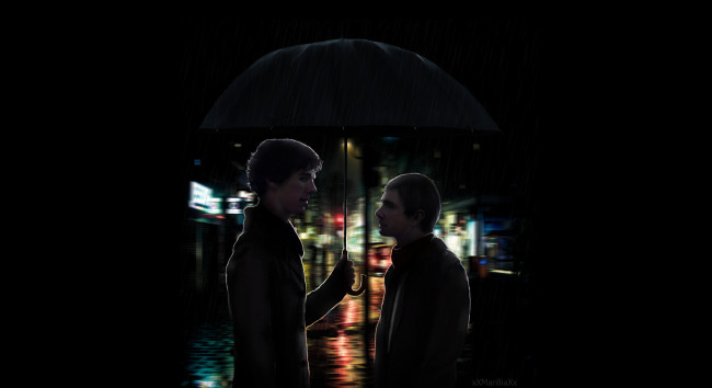 Обои картинки фото рисованное, кино, sherlock, bbc