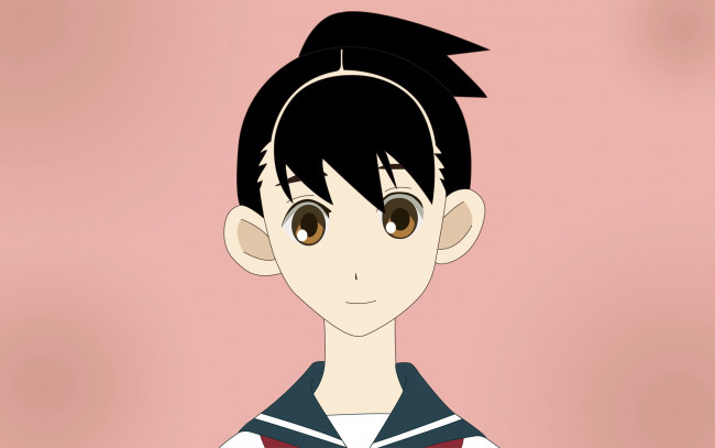 Обои картинки фото аниме, sayonara zetsubo sensei, лицо, девочка