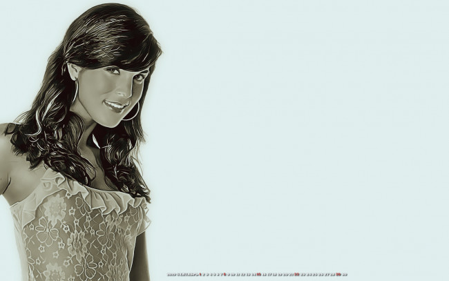 Обои картинки фото календари, компьютерный дизайн, 2019, calendar, женщина, взгляд, девушка, улыбка