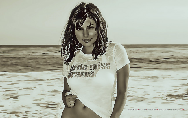 Обои картинки фото календари, компьютерный дизайн, calendar, 2019, взгляд, девушка