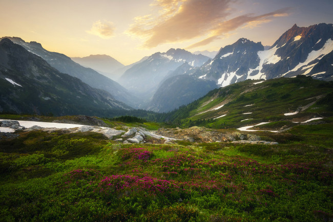 Обои картинки фото природа, горы, простор