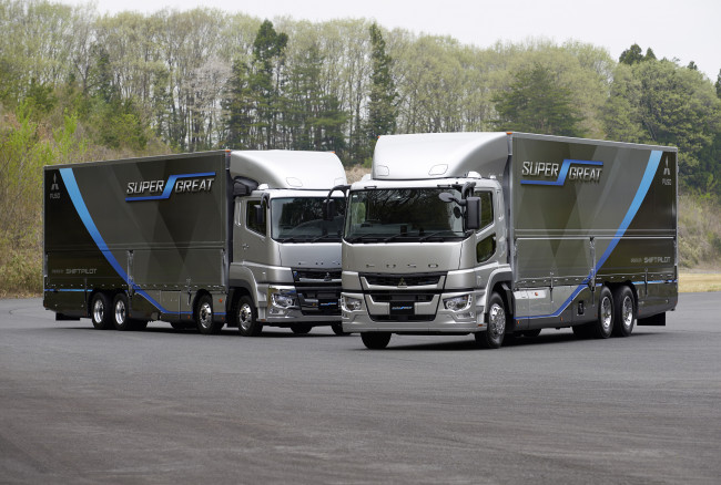 Обои картинки фото автомобили, mitsubishi trucks, mitsubishi