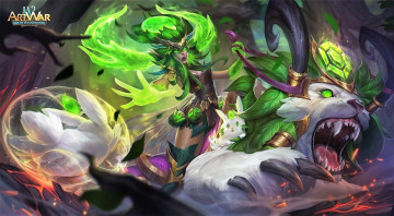 Картинка видео+игры art+war всадница существа магия