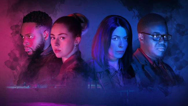 Обои картинки фото кино фильмы, we hunt together , сериал, лица, неон