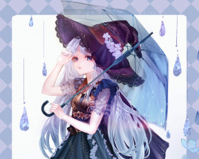 Картинка аниме магия +колдовство +halloween девушка