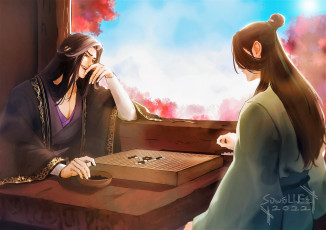 Картинка аниме thousand+autumns заклинатели игра окно