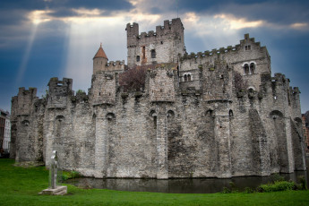 обоя gravensteen castle, belgium, города, замки бельгии, gravensteen, castle