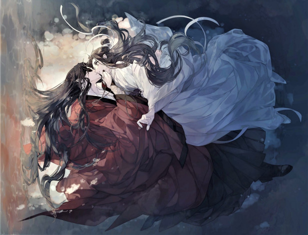 Обои картинки фото аниме, tian guan ci fu, персонажи