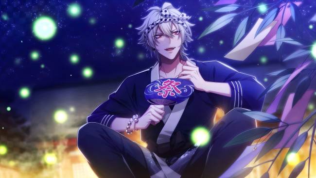 Обои картинки фото аниме, hypnosis mic, гипнотический, микрофон