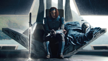 Картинка the+mandalorian+ сериал+2019+–+ кино+фильмы the+mandalorian мандалорец сериал третий сезон фантастика фэнтези боевик disney bo katan kryze katee sackhoff